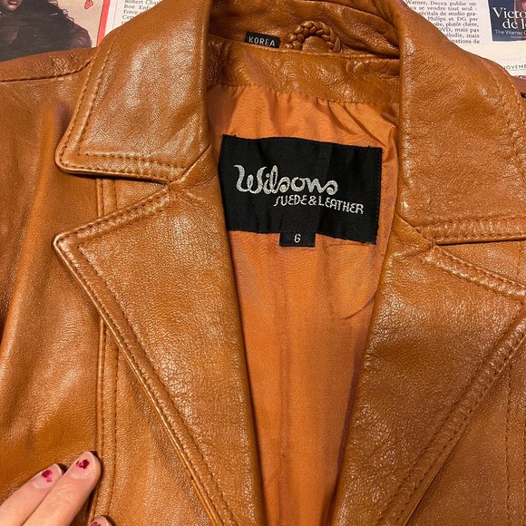 Vintage 90s Y2K Wilson's Leather and Suede Jacket - Picture 3 of 5